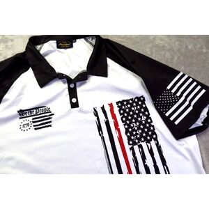 Mainfini We The People Freedom 2nd Amendment Polo Shirt Men's‎ Size XXL 2XL
